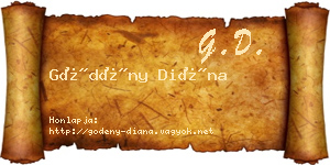 Gödény Diána névjegykártya